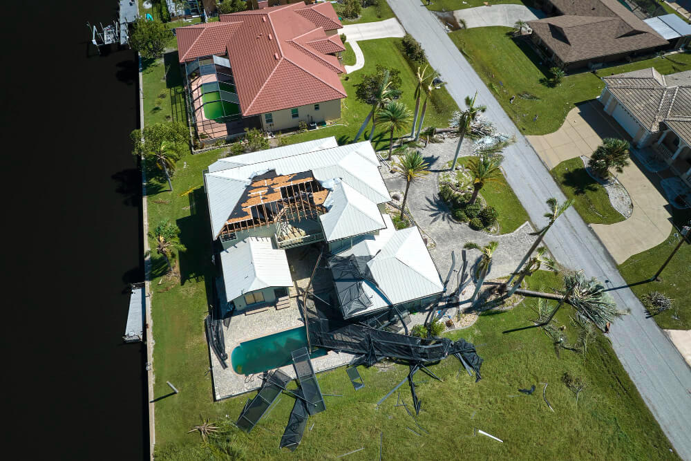 storm damage restoration services in Katy, TX